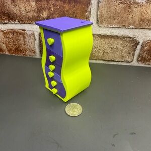 Purple and Green Kids Toy Chest